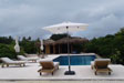 Newly completed heated pool